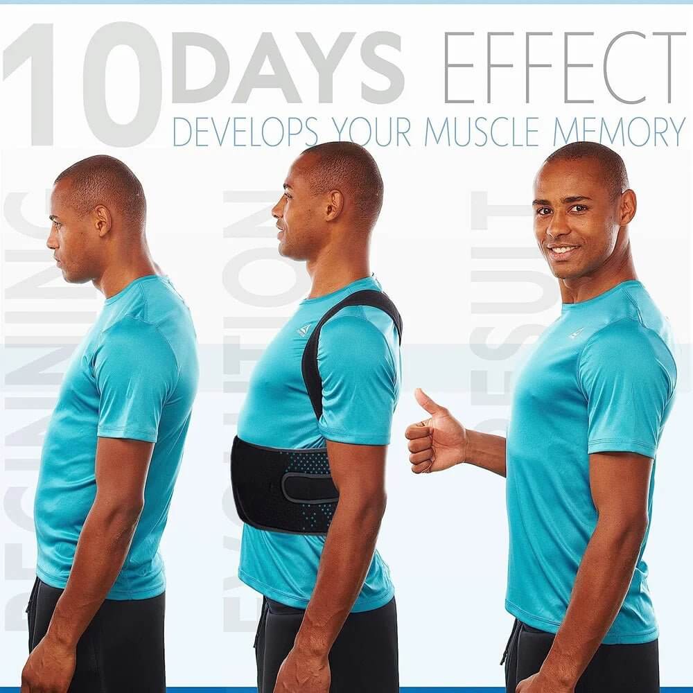 Back Brace Posture Corrector for Men and Women - Posture Vibe