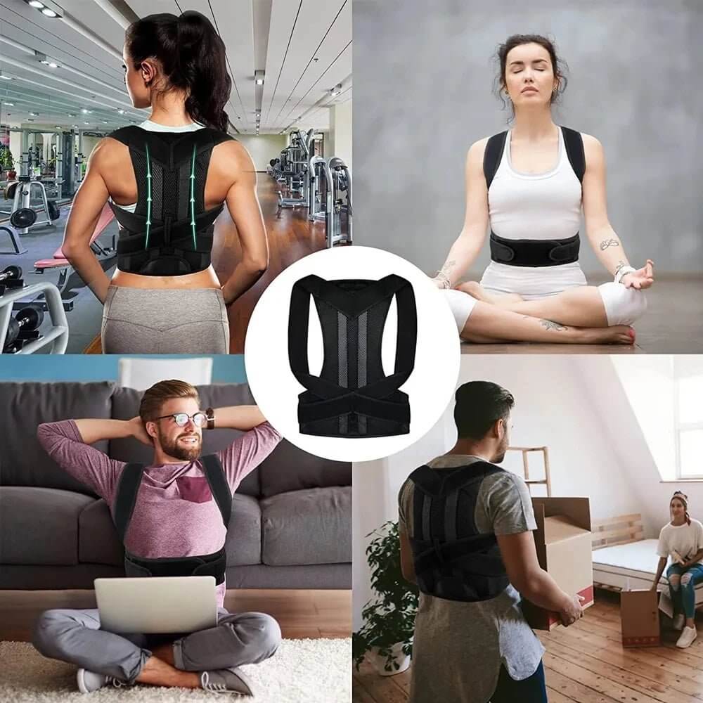 Back Brace Posture Corrector for Men and Women - Posture Vibe