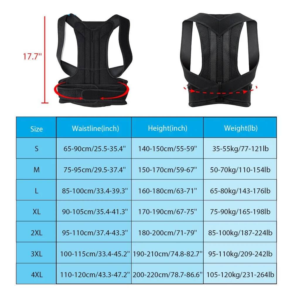 New Upper Back Posture Corrector - Posture Vibe