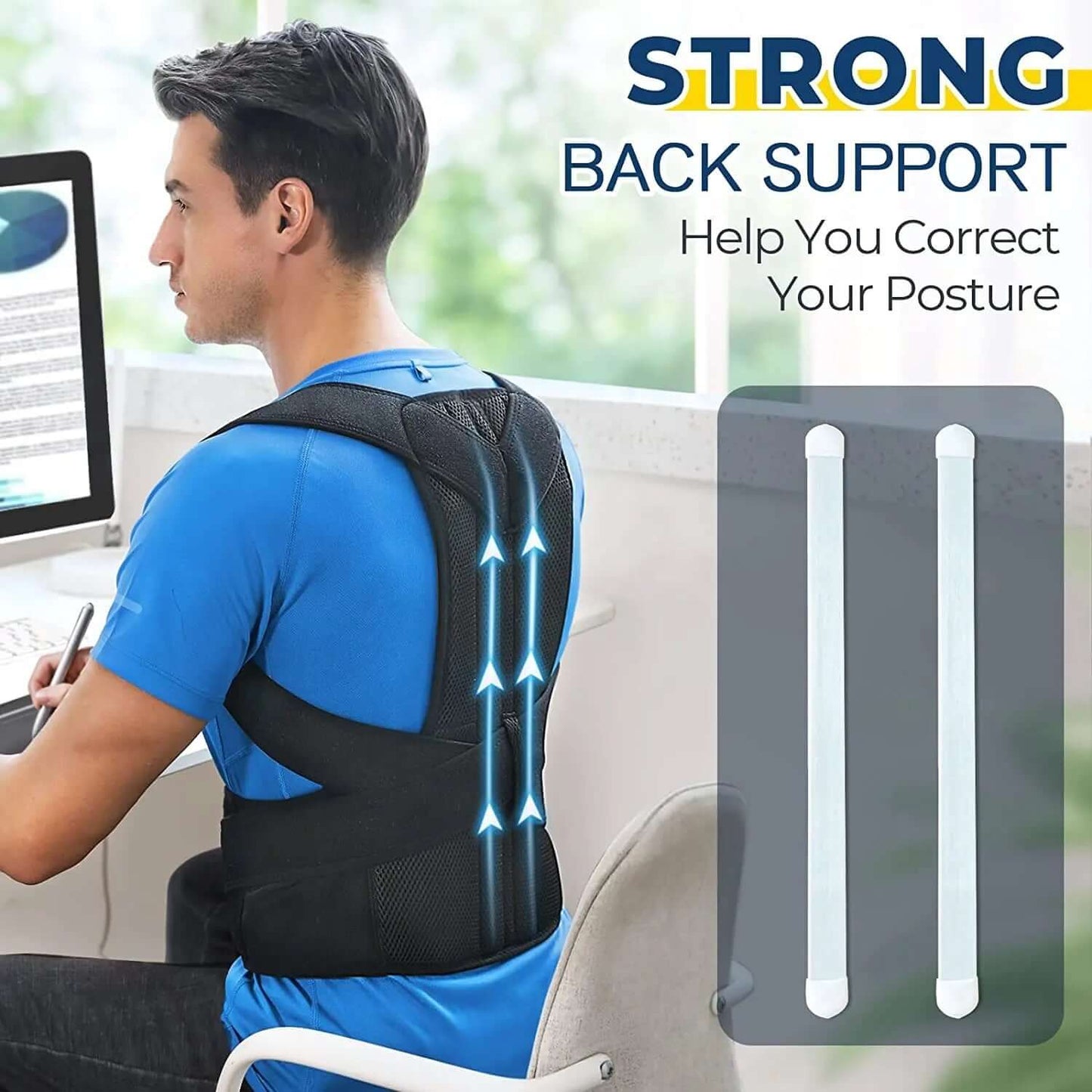 New Upper Back Posture Corrector - Posture Vibe