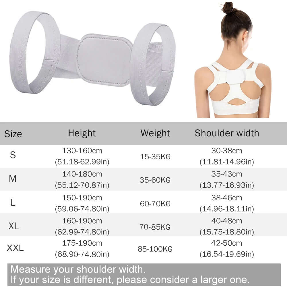 Sports Upper Back Brace Support Belt - Posture Vibe
