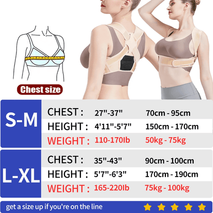 Adjustable Back Support Belt for Adult - Posture Vibe