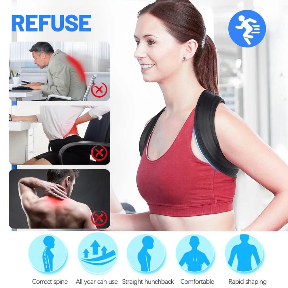 Adjustable Posture Corrector Back Brace - Posture Vibe