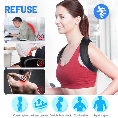 Adjustable Posture Corrector Back Brace - Posture Vibe