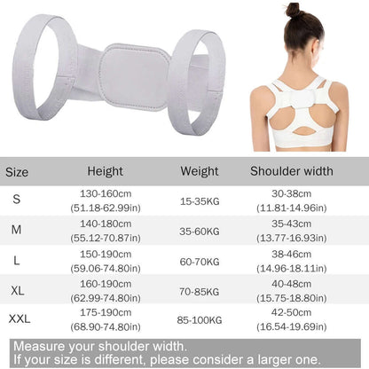 Sports Upper Back Brace Support Belt - Posture Vibe
